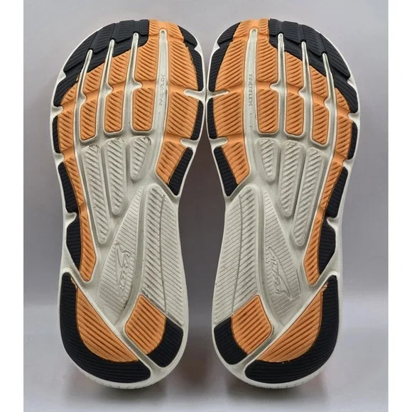 Altra Men's 10.5 Via Orange Lace Up Low Top Running Shoes Sneakers ALOA82BW013